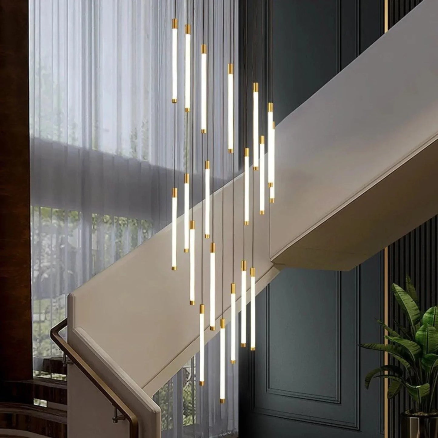 LuxeStairs - LED Gouden Luster