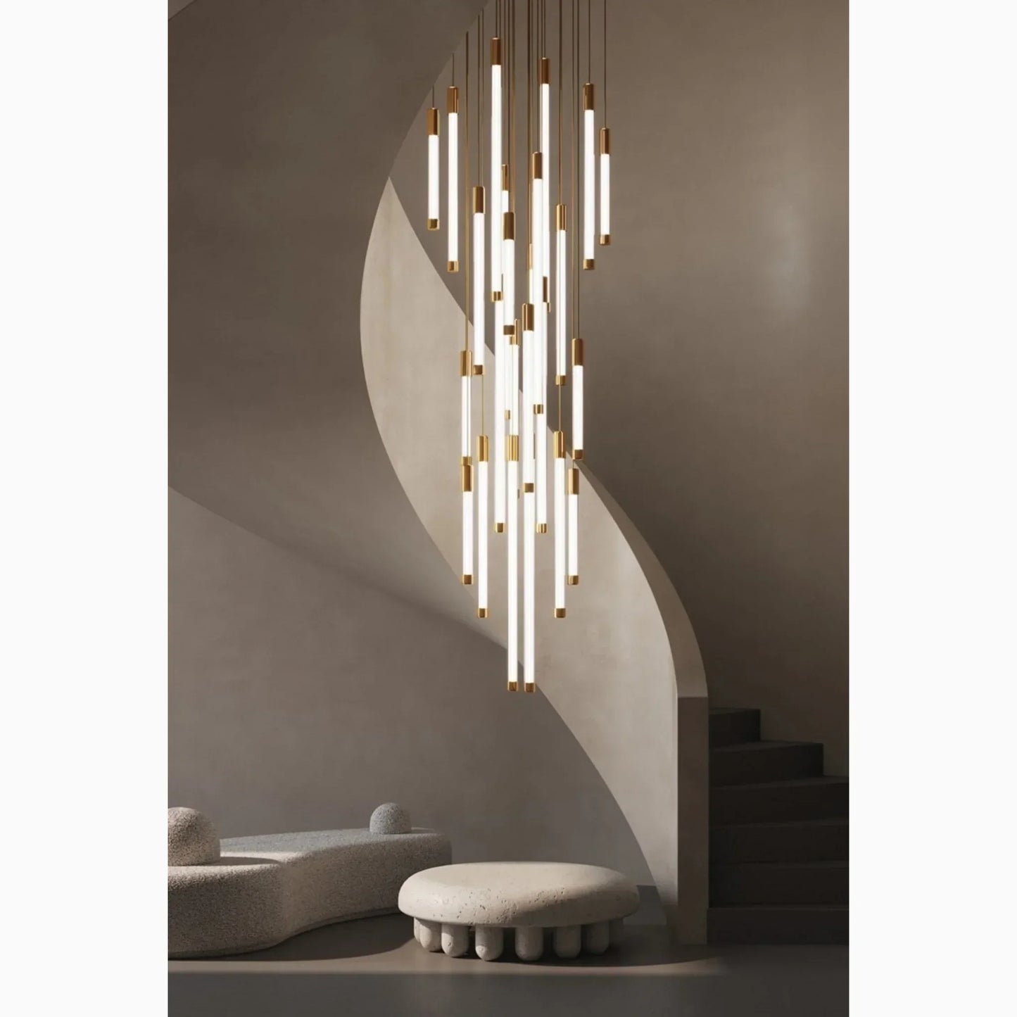 LuxeStairs - LED Gouden Luster