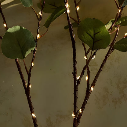 EverLeaf Light – Natuurlijke Olijftak LED Lamp voor Sfeervolle Verlichting