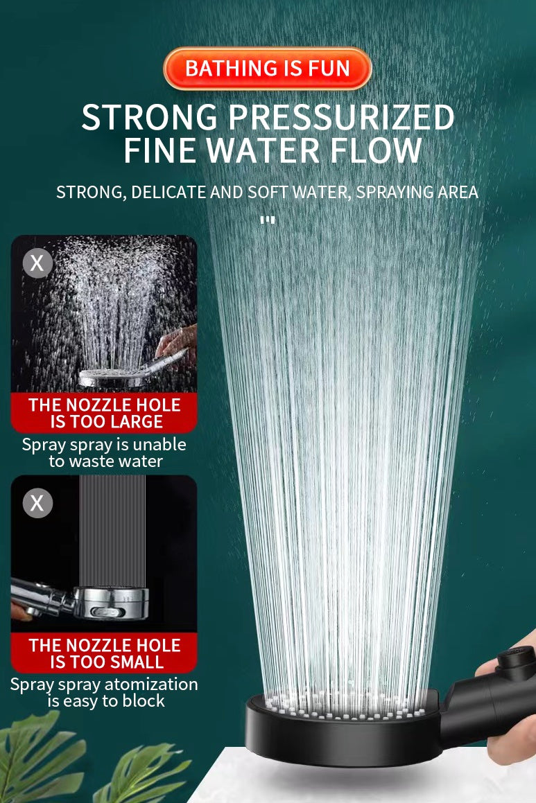 SaniSupreme HighLine Waterbesparende Jet Handdouche met 6 functies Chroom