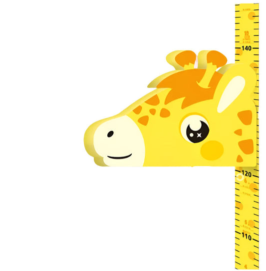 Magnetische Meetlat – Speelse Groeimeter met Dierfiguren en Verplaatsbare Stickers