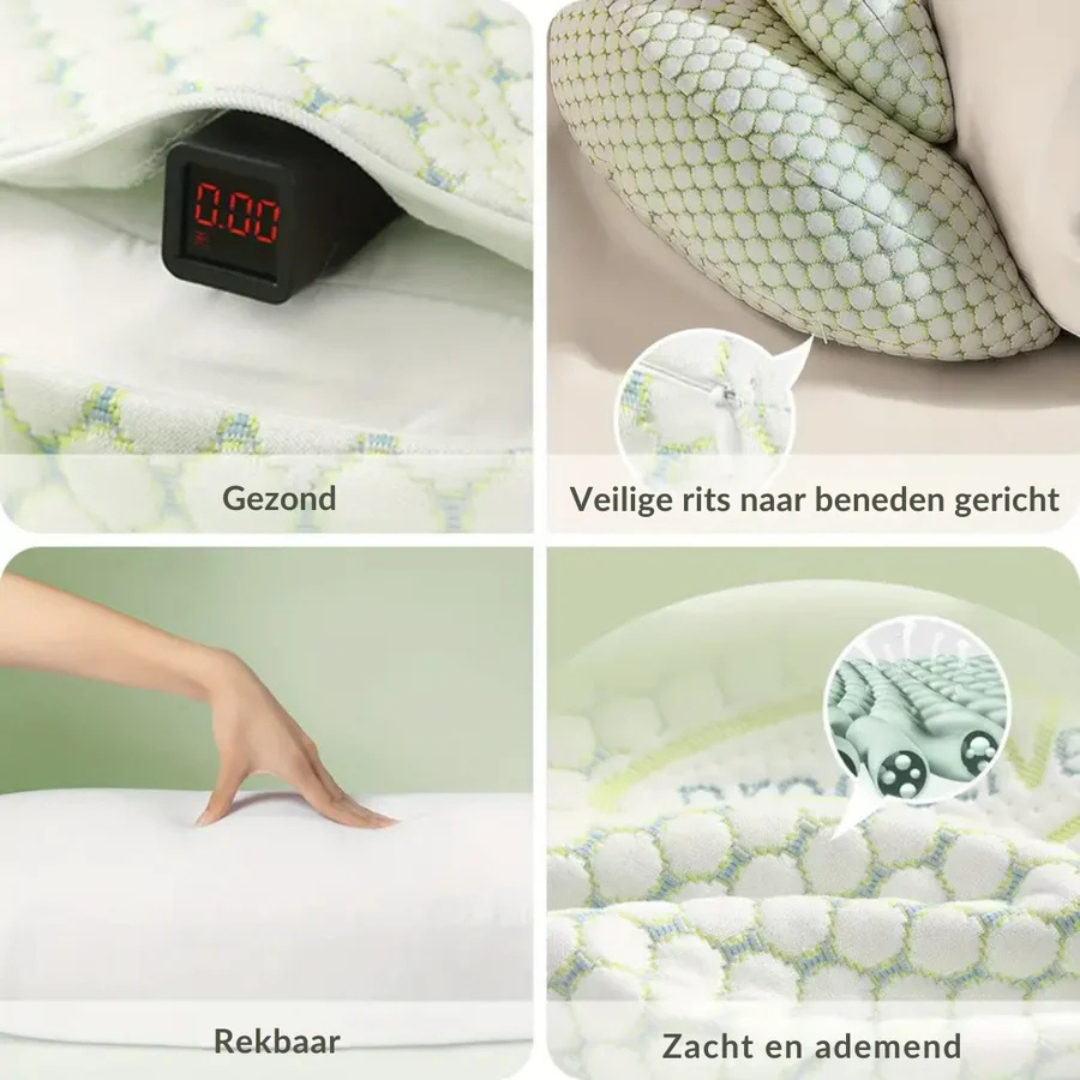 MaternaEase Zwangerschapskussen – Ergonomisch Ondersteuningskussen voor Mama & Baby