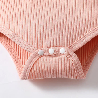 Meisjes Romper en Broek – Zachte Katoenen Stof, Perfect voor Pasgeborenen