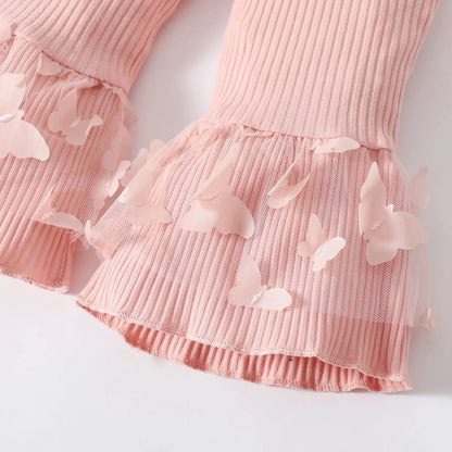 Meisjes Romper en Broek – Zachte Katoenen Stof, Perfect voor Pasgeborenen