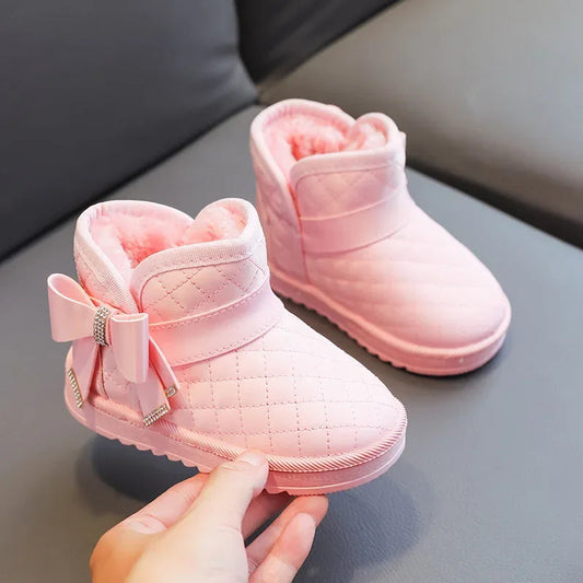 Meisjes Snowboots – Antislipzool, Waterafstotend Bovenwerk, Warme Voering – Perfect voor Winterse Avonturen