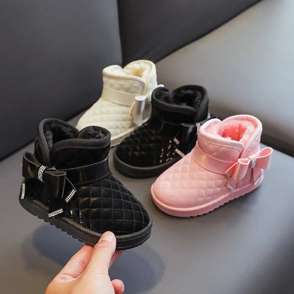 Meisjes Snowboots – Antislipzool, Waterafstotend Bovenwerk, Warme Voering – Perfect voor Winterse Avonturen