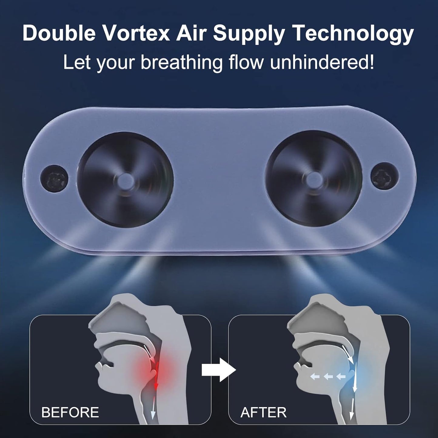 Micro CPAP slaapapneu apparaat voor op reis & anti-snurken - CPAP alternatief