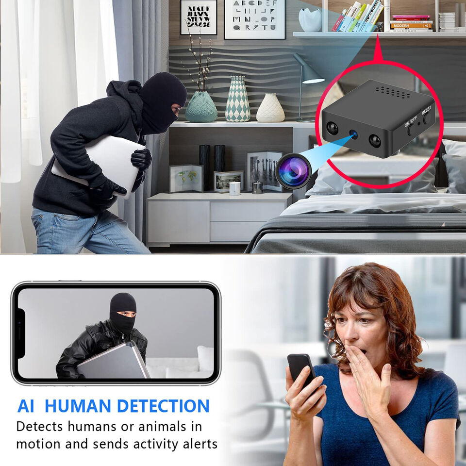 Micro HD Camera met WiFi en Audio - Compacte Beveiligingscamera met Nachtzicht
