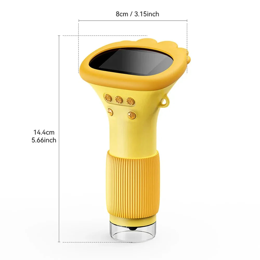 Microscoop – 1000x Vergroting, Ingebouwde Camera en Verstelbare LED-Verlichting – Ideaal voor Onderzoek