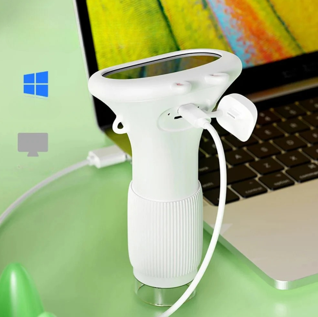 Microscoop – 1000x Vergroting, Ingebouwde Camera en Verstelbare LED-Verlichting – Ideaal voor Onderzoek