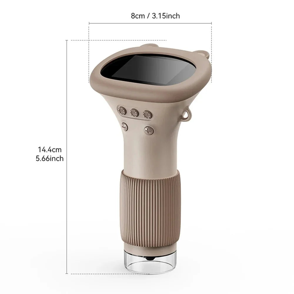 Microscoop – 1000x Vergroting, Ingebouwde Camera en Verstelbare LED-Verlichting – Ideaal voor Onderzoek