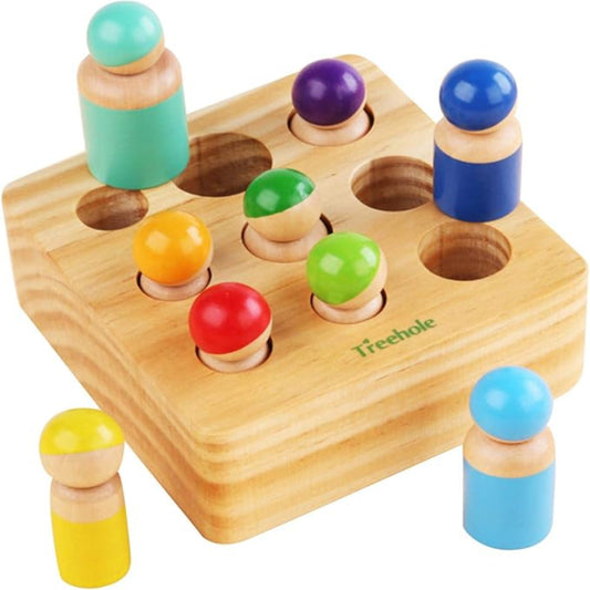 Montessori Sorteerbord – Educatief Speelgoed van Duurzaam Hout voor Creatieve Ontwikkeling