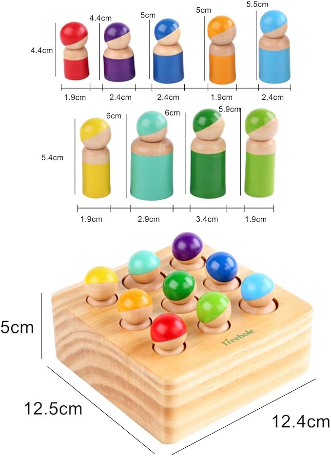 Montessori Sorteerbord – Educatief Speelgoed van Duurzaam Hout voor Creatieve Ontwikkeling
