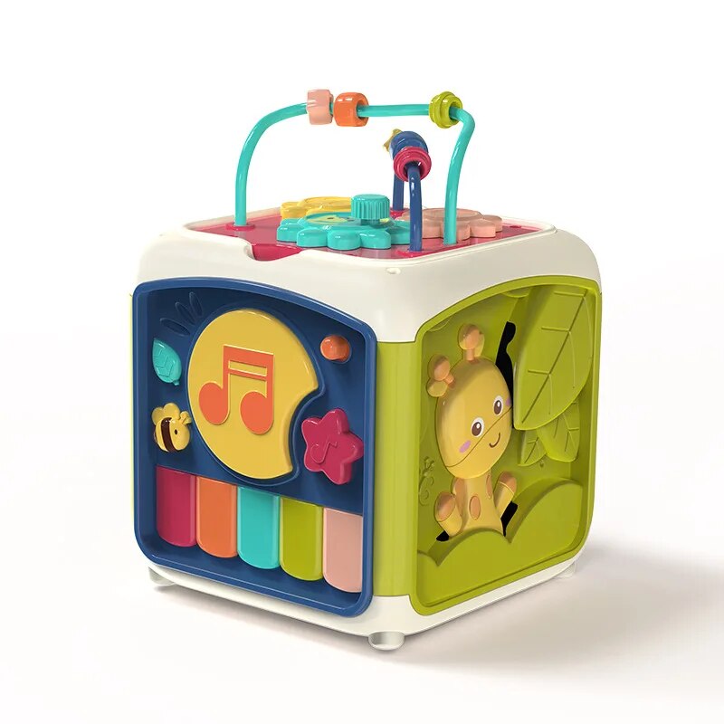 Montessori Speelkubus – Interactieve Motoriek en Zintuigen Stimulatie – Duurzaam en Veilig Ontwerp