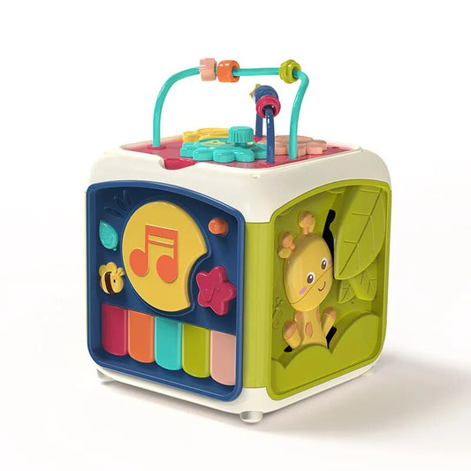 Montessori Speelkubus – Interactieve Motoriek en Zintuigen Stimulatie – Duurzaam en Veilig Ontwerp