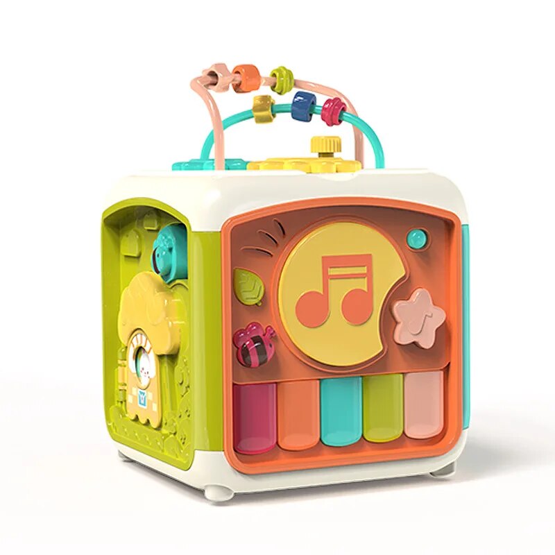 Montessori Speelkubus – Interactieve Motoriek en Zintuigen Stimulatie – Duurzaam en Veilig Ontwerp