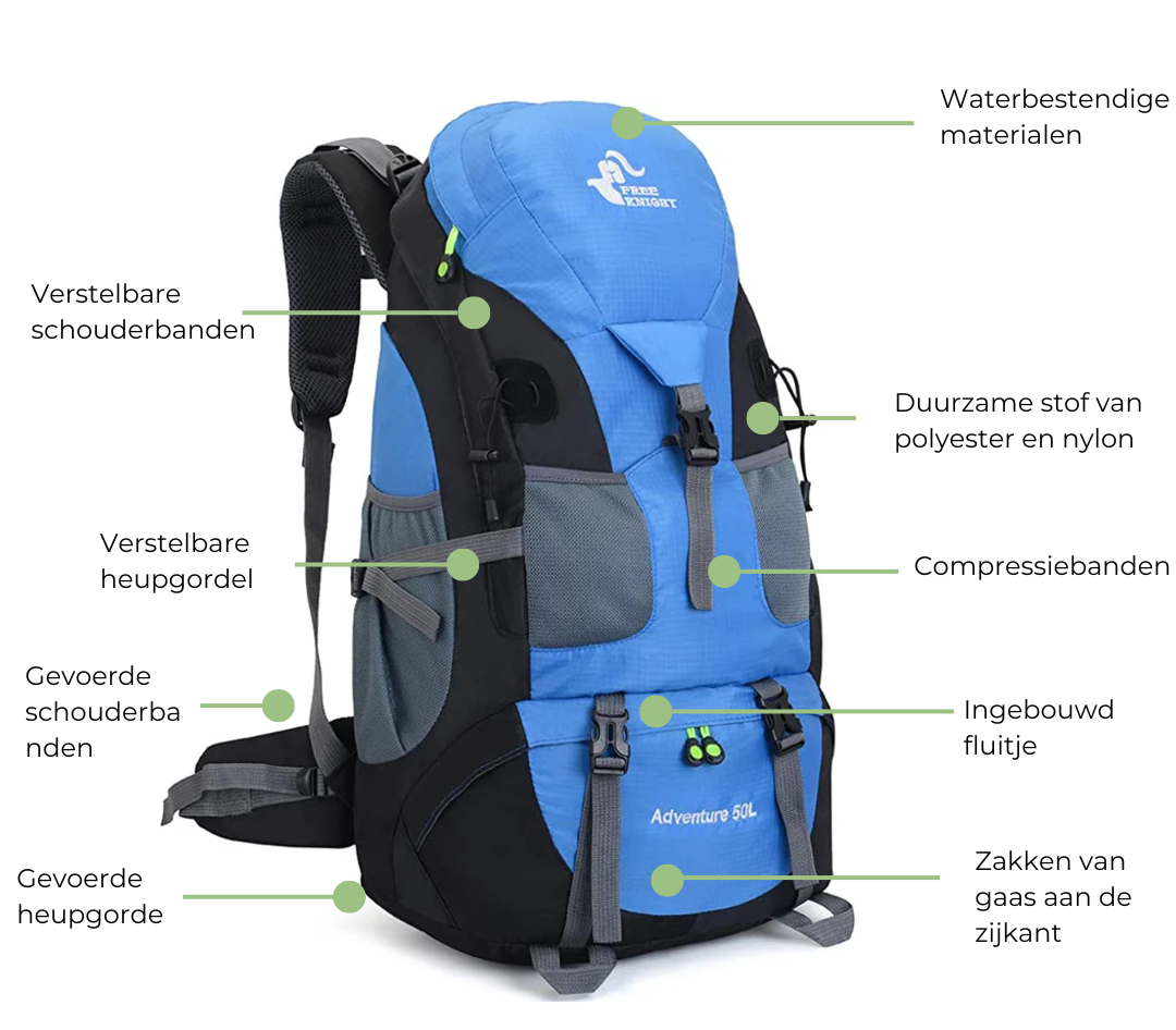 Backpack - Waterproof - 50L