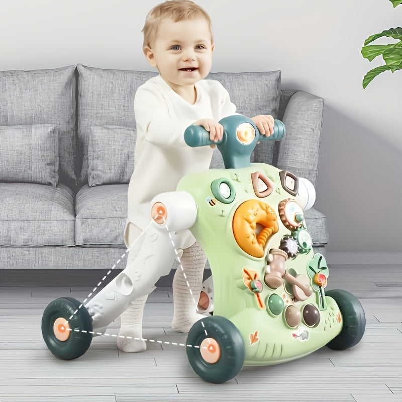 Muzikale Loopwagen – Educatief Speelgoed met Anti-Kantel Ontwerp en Interactieve Geluiden