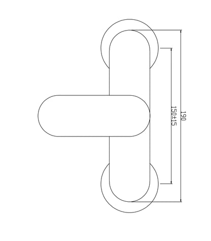SaniSupreme Lyon opbouw doucheset mengkraan chroom rond 5 inch