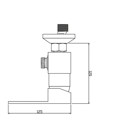 SaniSupreme Lyon opbouw doucheset mengkraan chroom rond 5 inch