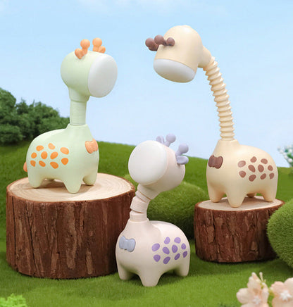 Nachtlampje Babykamer – Zacht Siliconen Giraffe Ontwerp, USB Oplaadbaar, Warm Licht