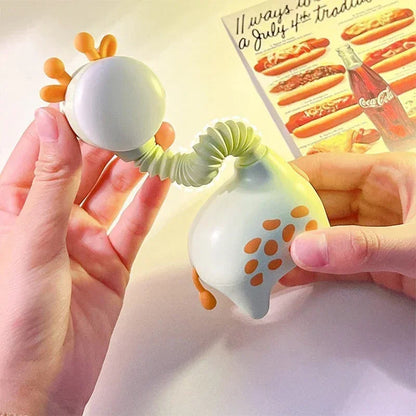 Nachtlampje Babykamer – Zacht Siliconen Giraffe Ontwerp, USB Oplaadbaar, Warm Licht