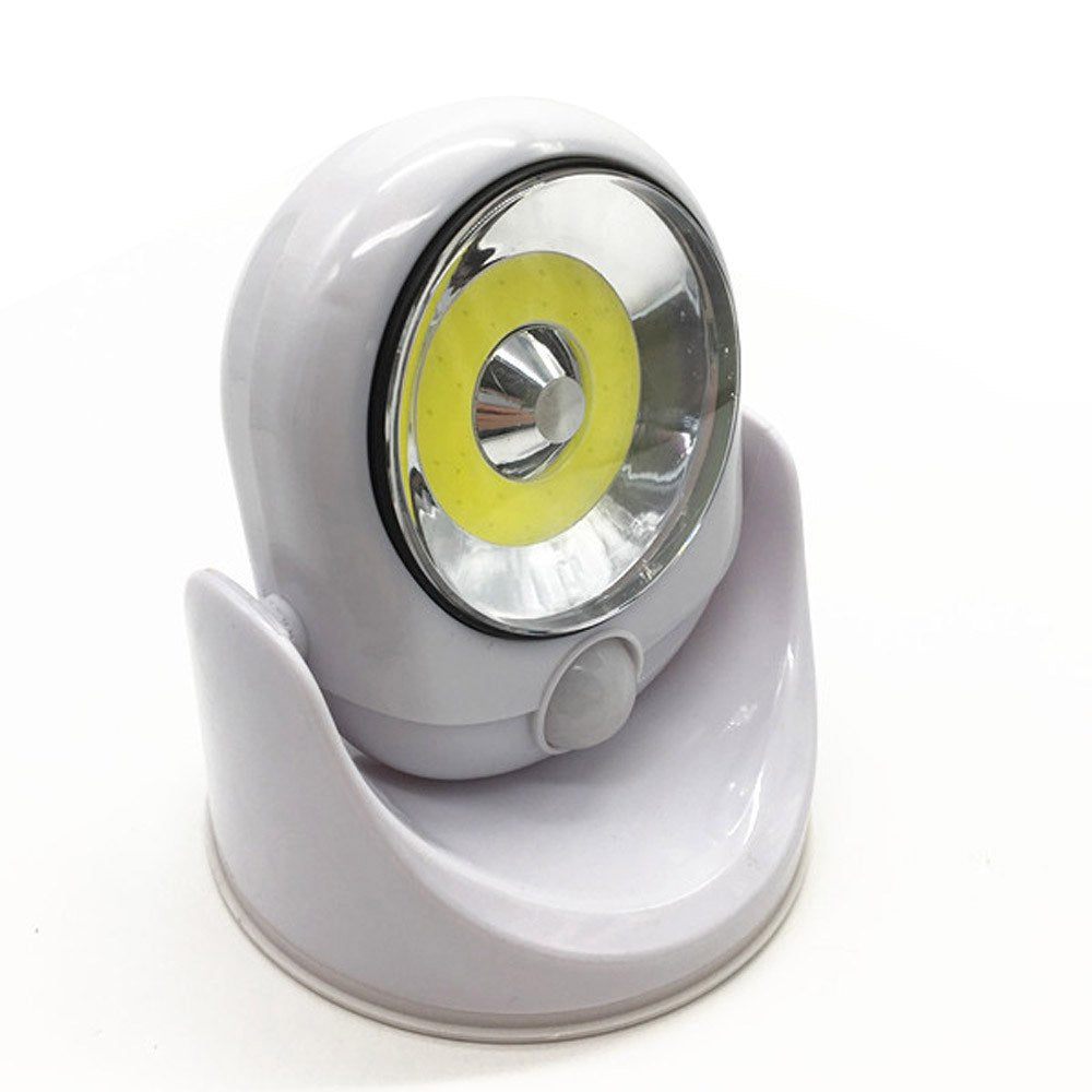 LED Lamp met Bewegingssensor – 450 Lumen – 360° Draaibaar – Draadloos – Binnen & Buiten