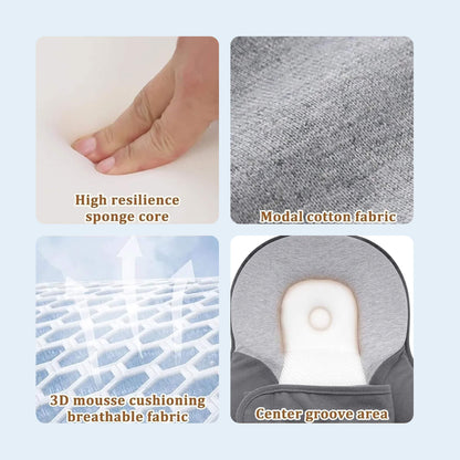 BabyComfort Hellend Reflux Kussen – Draagbaar Slaapnest 0–12 Maanden