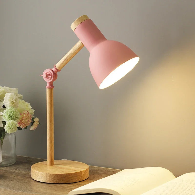NordLume - Scandinavische Houten Gekleurde Lampenkap