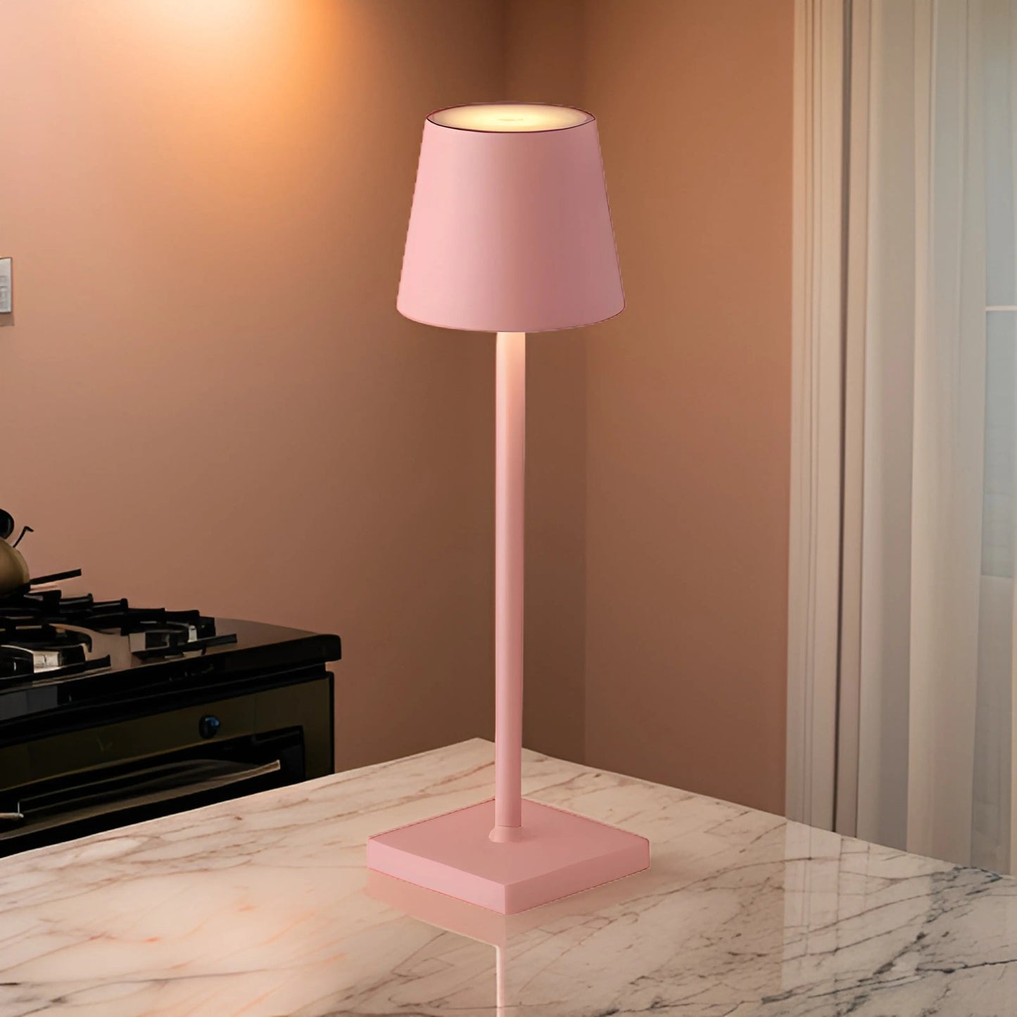 Nordia Light - Multifunctionele draadloze oplaadbare tafellamp