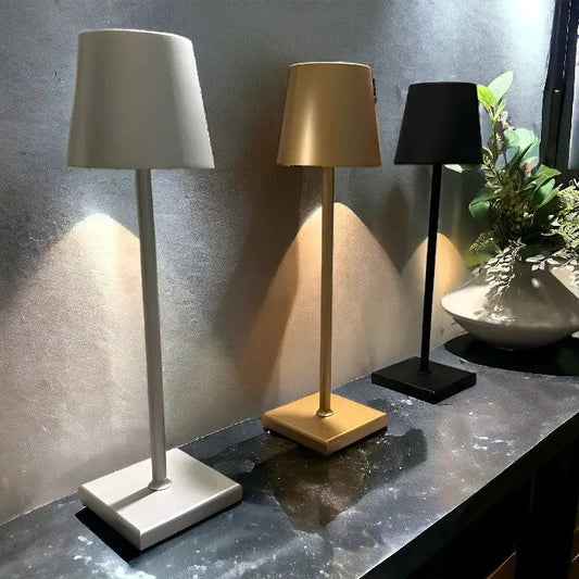 Nordia Light - Multifunctionele draadloze oplaadbare tafellamp