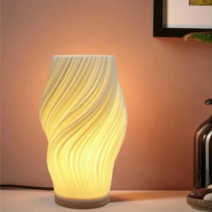 OceanLuxe Wavecrest Lamp - Elegante, Kust-Inspired Tafel Lamp voor Huisdecoratie & Ontspanning