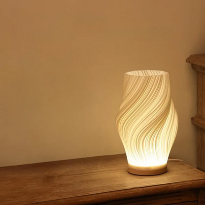 OceanLuxe Wavecrest Lamp - Elegante, Kust-Inspired Tafel Lamp voor Huisdecoratie & Ontspanning