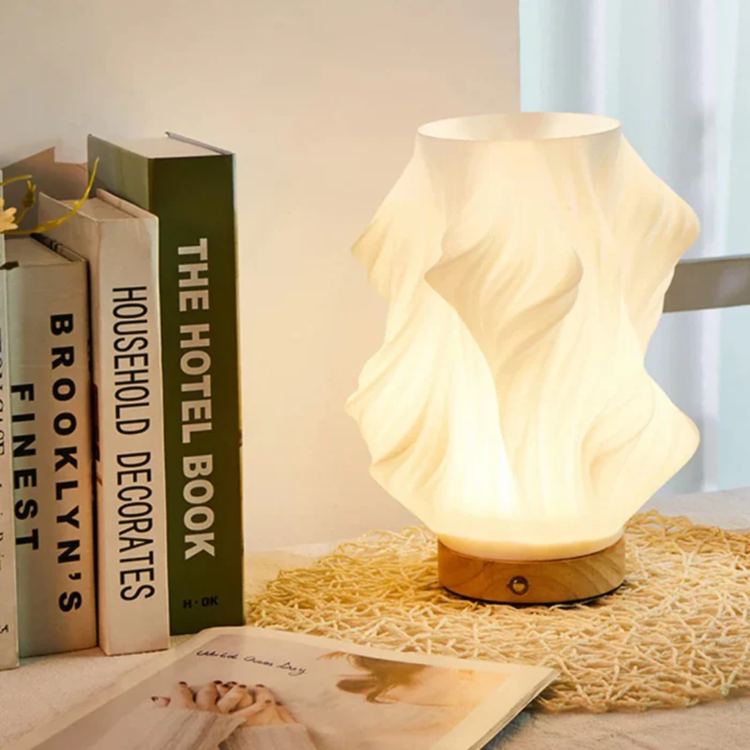 OceanLuxe Wavecrest Lamp - Elegante, Kust-Inspired Tafel Lamp voor Huisdecoratie & Ontspanning