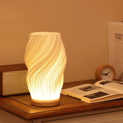 OceanLuxe Wavecrest Lamp - Elegante, Kust-Inspired Tafel Lamp voor Huisdecoratie & Ontspanning