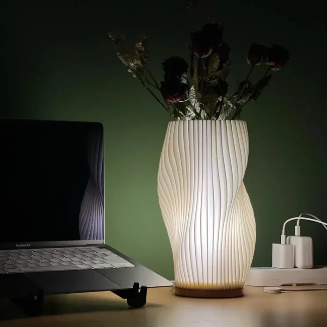 OceanLuxe Wavecrest Lamp - Elegante, Kust-Inspired Tafel Lamp voor Huisdecoratie & Ontspanning
