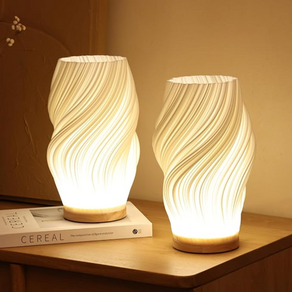 OceanLuxe Wavecrest Lamp - Elegante, Kust-Inspired Tafel Lamp voor Huisdecoratie & Ontspanning