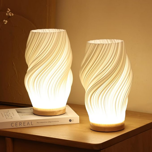 OceanLuxe Wavecrest Lamp - Elegante, Kust-Inspired Tafel Lamp voor Huisdecoratie & Ontspanning