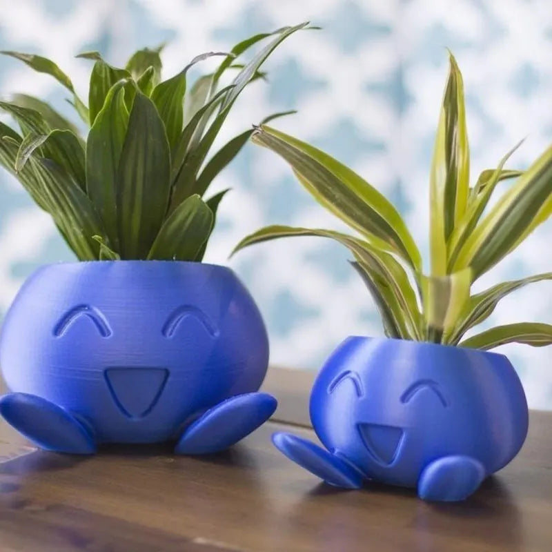 PlantPootje – Keramische Bloempot met Gezicht voor Kleine Planten