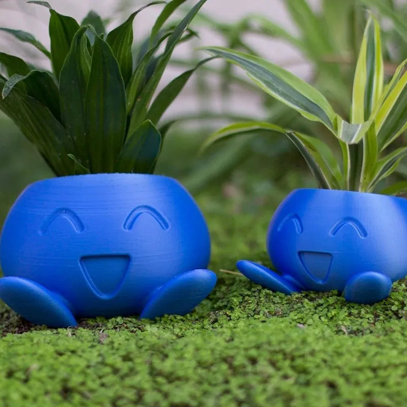 PlantPootje – Keramische Bloempot met Gezicht voor Kleine Planten