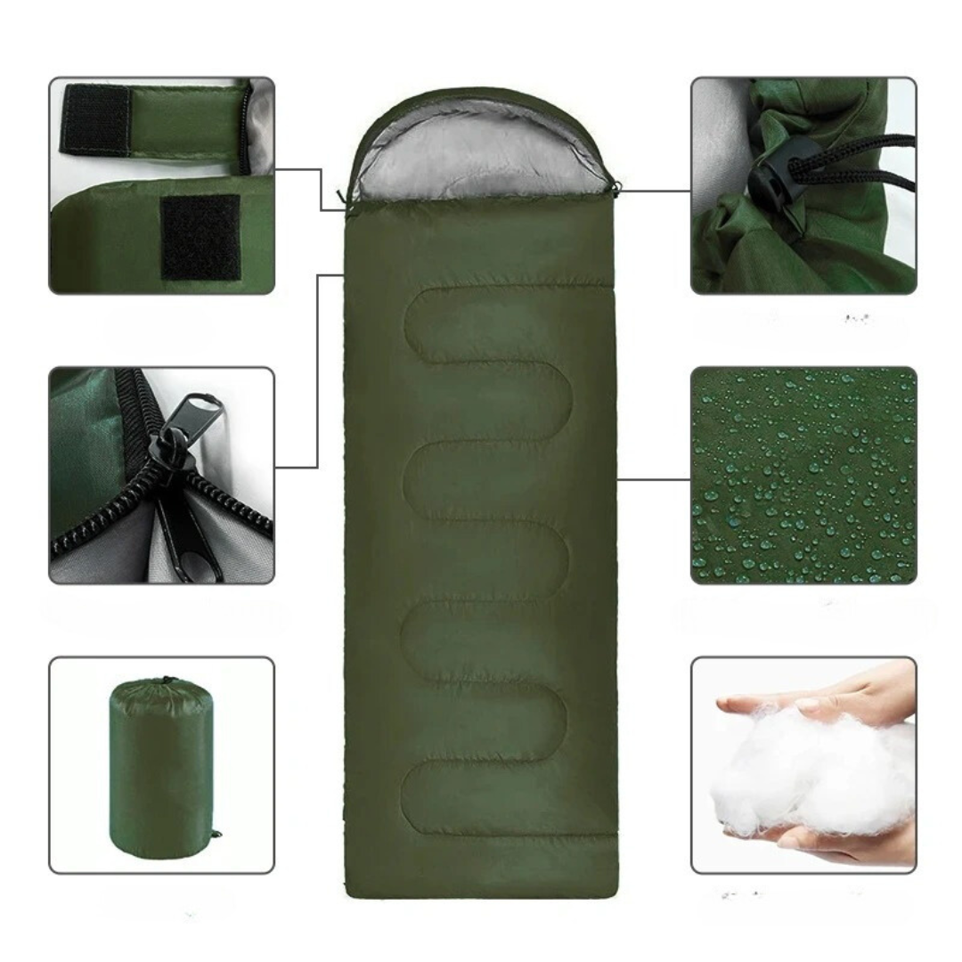 Outdoor Slaapzak – 10 t/m 25°C | Comfortabel en Ademend
