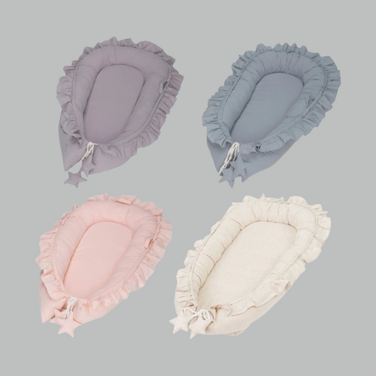 GeborgenNest Comfort Babynestje – Zachte Slaapplek voor Thuis en Onderweg