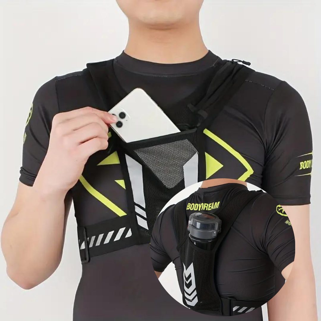 Reflecterend Hardloopvest - Telefoonhouder