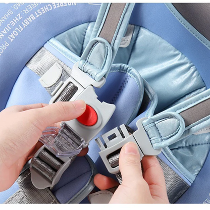 Baby Zwemtrainer – Veilig ontwerp met afneembare UV-Luifel – Geschikt vanaf 3 maanden tot 2 Jaar
