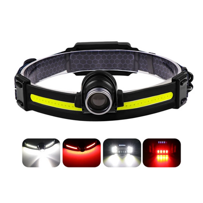 Sensor LED Hoofdlamp - Telescopisch