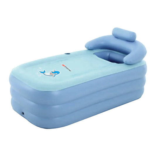Opblaasbaar Babybad met Kussensteun – Comfortabel en Veilig Zwembad voor Baby's