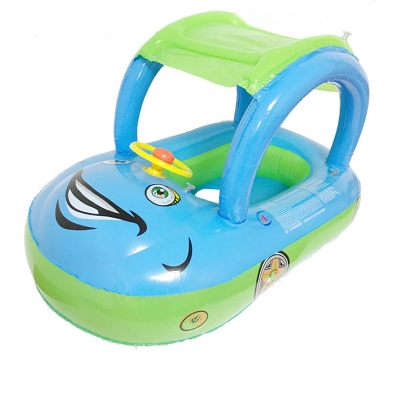Opblaasbare Boot – Duurzaam Ontwerp met Zonnescherm, Veilig en Comfortabel voor Kinderen