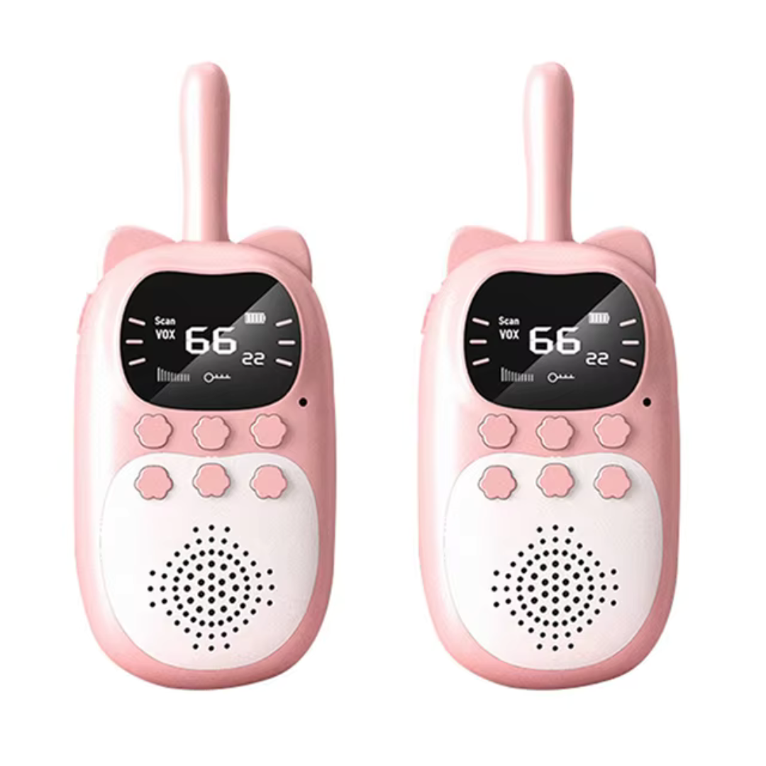 Oplaadbare Walkie Talkies – Bereik tot 3 km, Robuust en Gebruiksvriendelijk – Perfect voor Kinderen