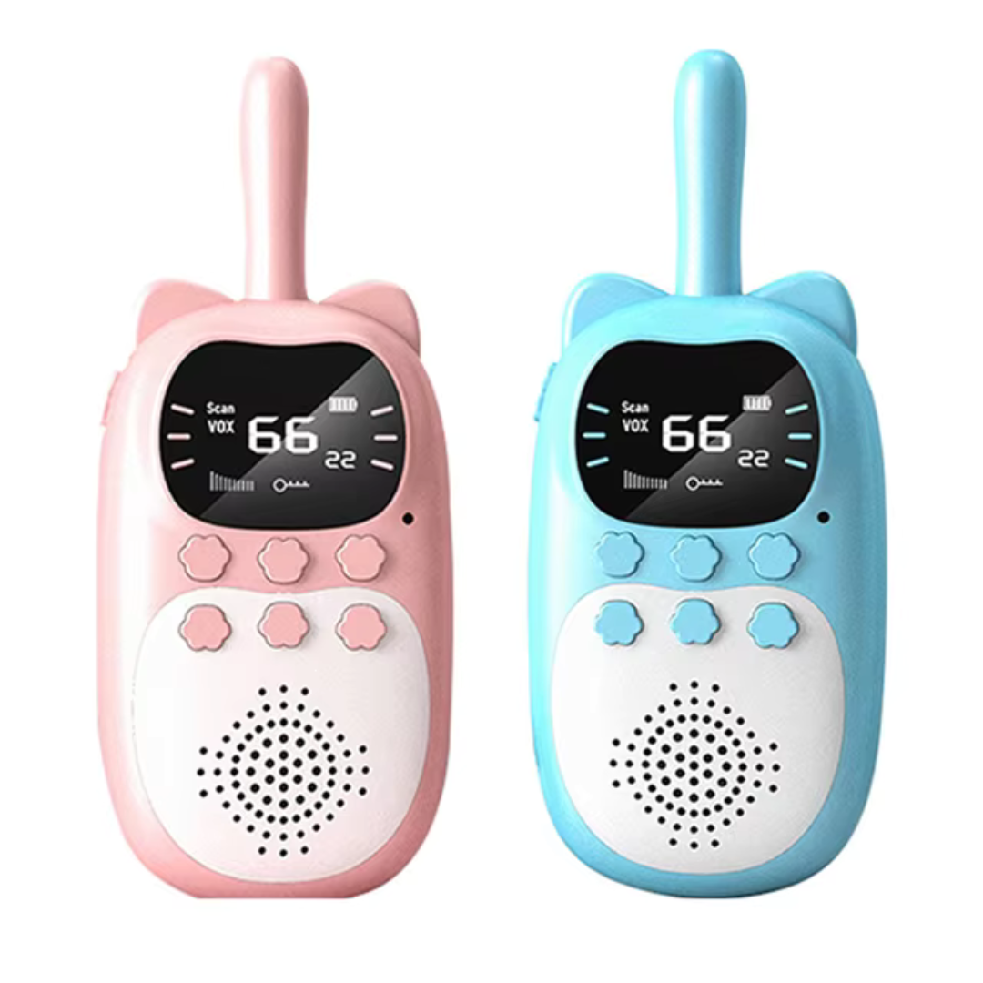 Oplaadbare Walkie Talkies – Bereik tot 3 km, Robuust en Gebruiksvriendelijk – Perfect voor Kinderen