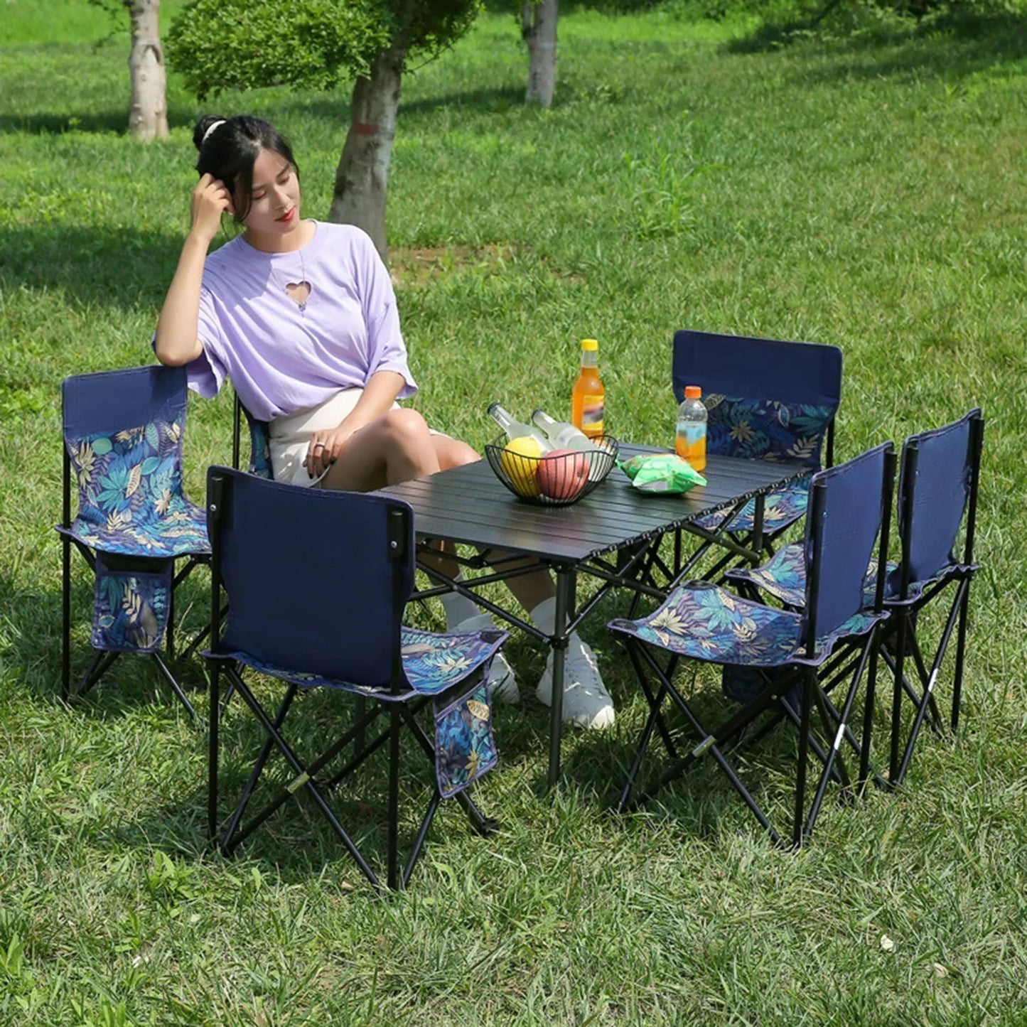 Opvouwbare Campingstoel – Stevige en Duurzame Stoel voor Buitenavonturen